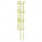 Tri-Arc WLFC1119 19-Rung Standard Fixed Steel Ladder with Cage