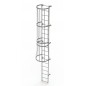 Tri-Arc WLFC1119 19-Rung Standard Fixed Steel Ladder with Cage