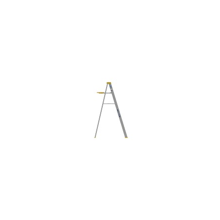 Werner 366 6ft Type I Aluminum Step Ladder – 250 lb Duty Rating, Tool-Tra-Top™, Spill-Proof® Pail Shelf