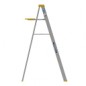 Werner 366 6ft Type I Aluminum Step Ladder – 250 lb Duty Rating, Tool-Tra-Top™, Spill-Proof® Pail Shelf