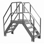 Crossover Ladder Platform – Industrial Steel & Aluminum Access Solutions