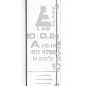 Graduated Cylinder, 10ml – Class A – White Graduations, Round Base (IMPA 650711)