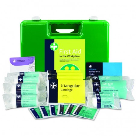 HSE 10 Person Executive First Aid Kit – Sorrento Box – One Size – Green