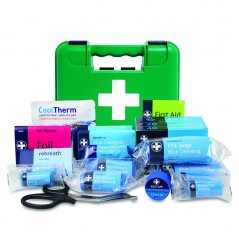 Masterchef Catering BS8599-1 First Aid Kit Small Titan Box Small Green