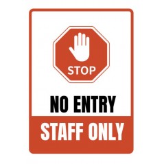 Permission Only Sign