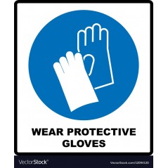 Wear Protective Gloves Sign