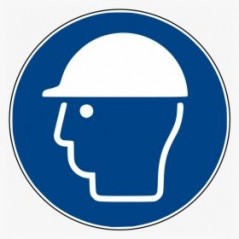 Wear Safety Helmet Sign