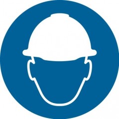 Wear Safety Helmet Sign