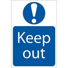 Keep Out Sign