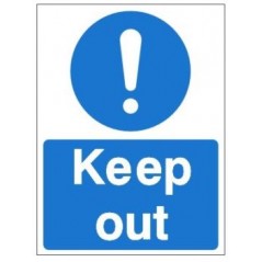 Keep Out Sign