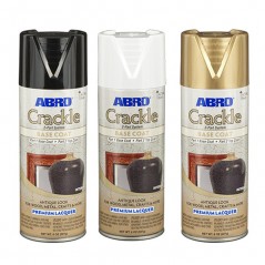 Abro Decorative Spray Paint (Crackle Premium Lacquer Spray Paint) BASE COAT Part 1