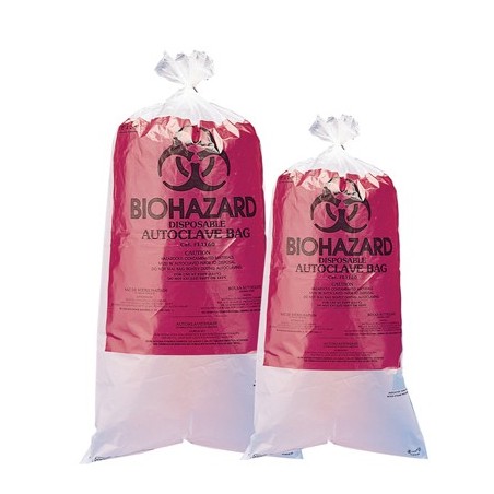 Biohazard Disposal Bags with Warning Label