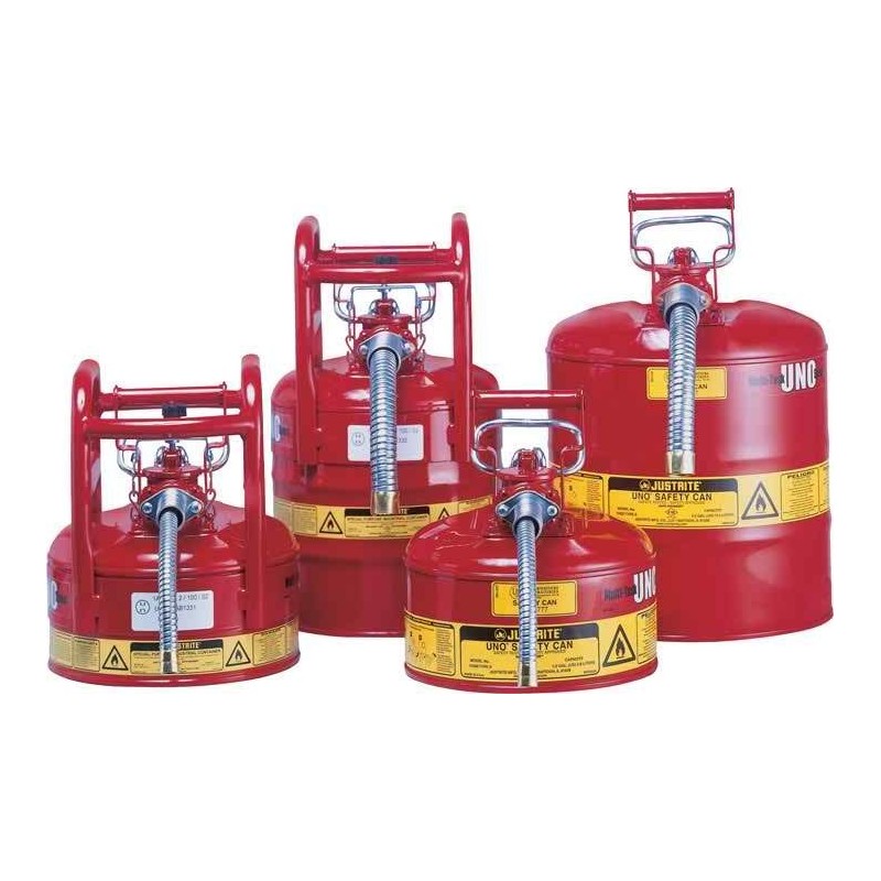Justrite Safety Can Gas Cans OSHA Approved Gas Cans Supplier