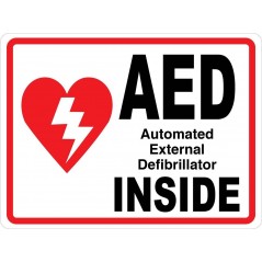 AED Signs and AED Stickers
