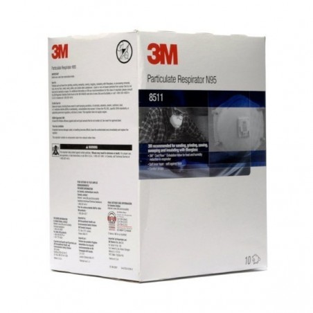 3M Particulate Respirator 8511, N95 Nose Mask