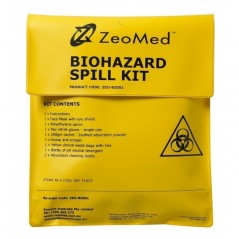 Zeomed ZEOBZ001 Biohazard Body Fluid Spill Response Kit