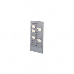 Time Card Rack Plastic Wall Mounted Cards Holder