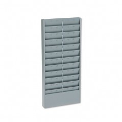 Time Card Rack Plastic Wall Mounted Cards Holder