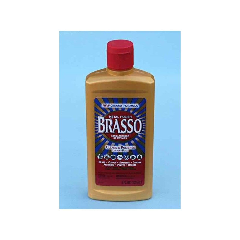 Brasso Liquid 175ml Metal Brass Copper Chrome Polish Braso Cleaner