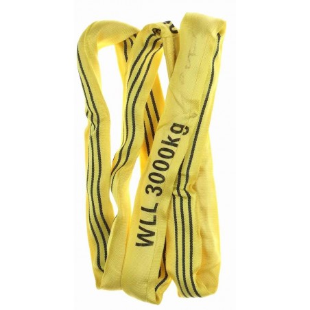 3 Ton Round Polyester Endless Tubular Webbing Sling ‘Single Sleeve’