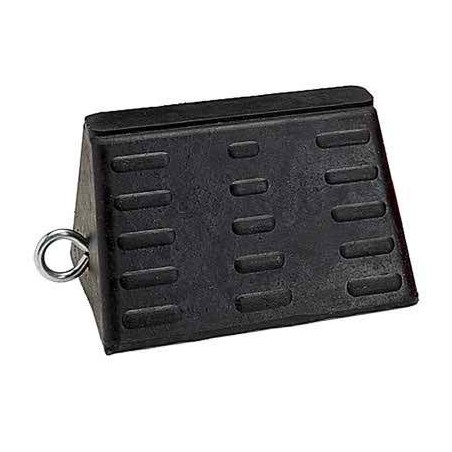 Reinforced Pyramid Wheel Chock with Eyebolt