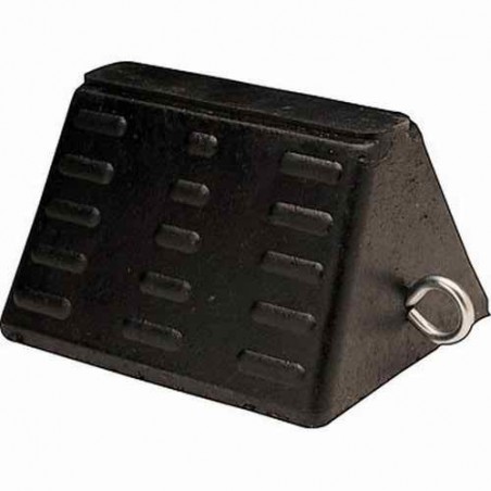 Reinforced Pyramid Wheel Chock with Eyebolt