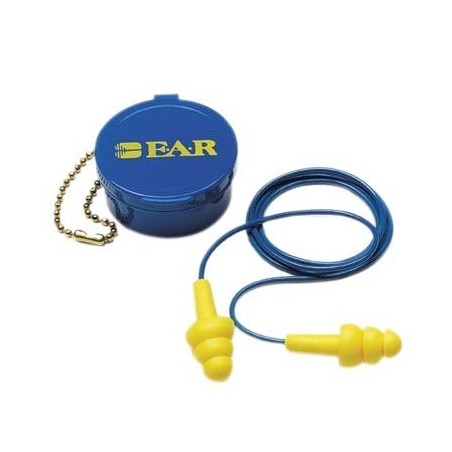 3M E - A - R UltraFit Corded Earplug 340-4002 with Carrying Case