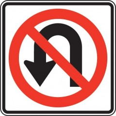No U-Turn symbol