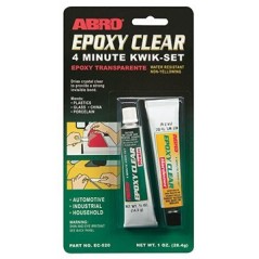 Abro Epoxy Clear 4 Minute Kwik-Set Automotive Grade