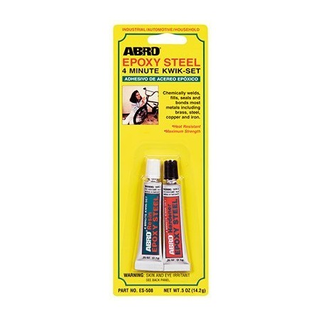 Abro Epoxy Steel 4 Minute Kwik-Set