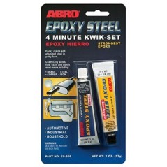 Abro Epoxy Steel 4 Minute Kwik-Set Automotive Grade