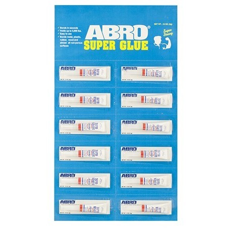 Abro Super Glue Hanging Display