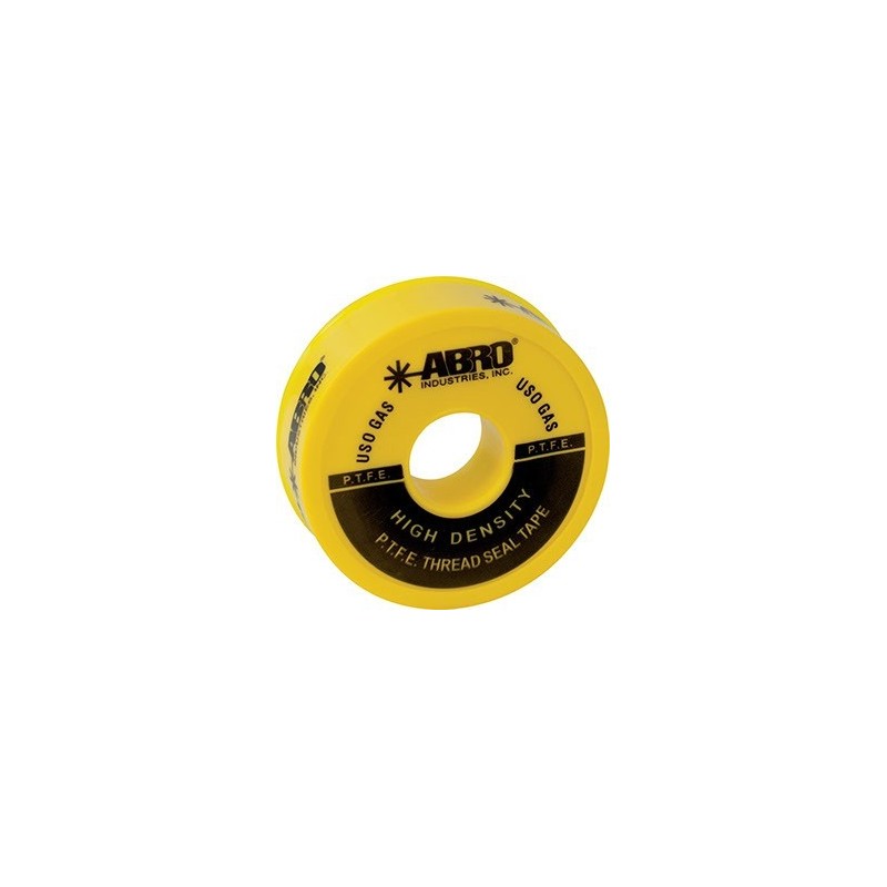 Abro PTFE Thread Seal Tape Light Yellow For Gas Pipes