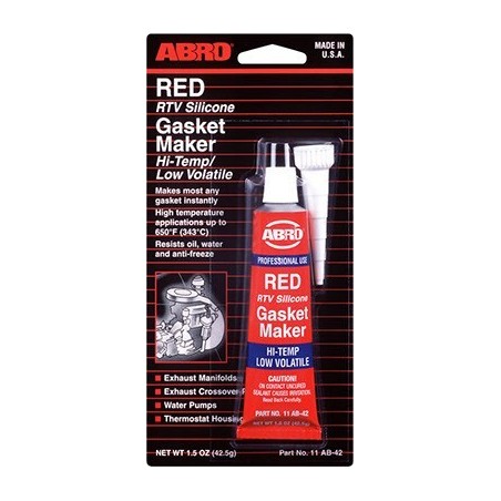 Abro Red RTV Silicone Gasket Maker