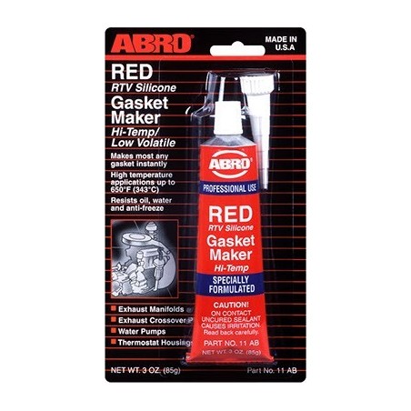 Abro Red RTV Silicone Gasket Maker