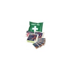 Reliance Burns Kit Mini in Green Vinyl Wallet