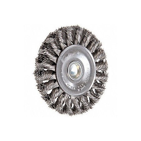 4" Knotted Wire Wheel Brush