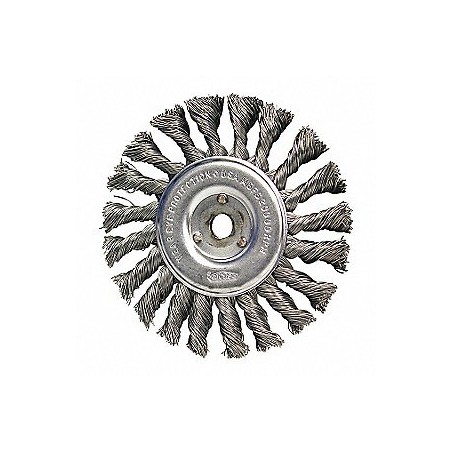 4" Knotted Wire Wheel Brush