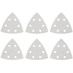 Bosch 3-1/2 Inc. Assorted Grits 6pc. White Detail Sander Abrasive Triangles for Paint
