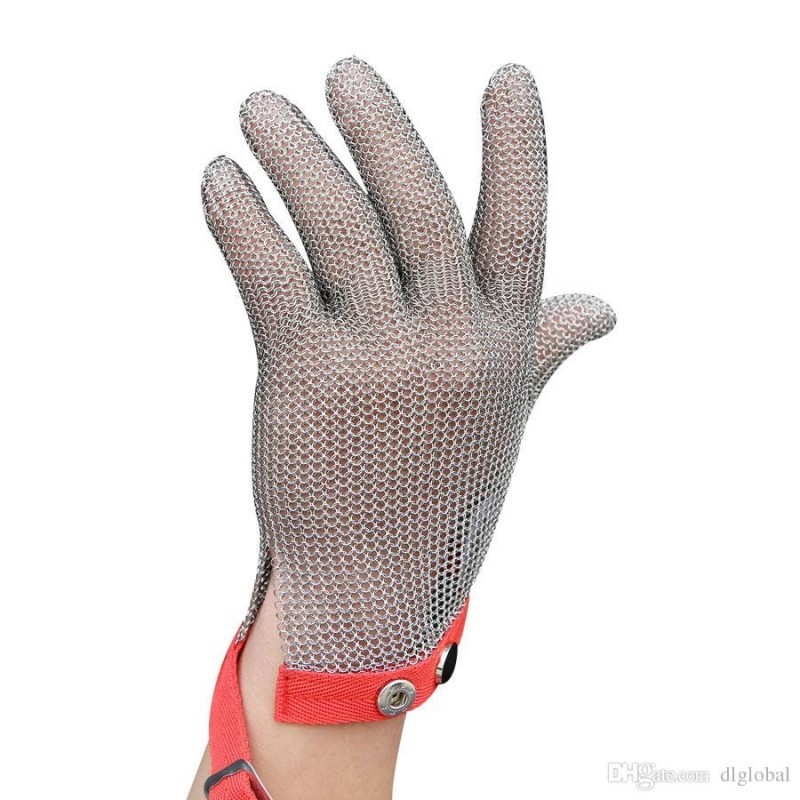 Buy Thermsafe Chiainex Stainless Steel Mesh Butcher Safety Hand Glove Alpha  Size S