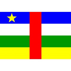 Central Africa Republic (CAR) Flag