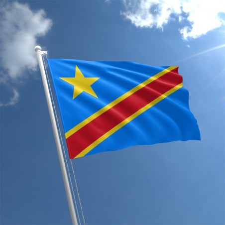Democratic Republic of the Congo Flag