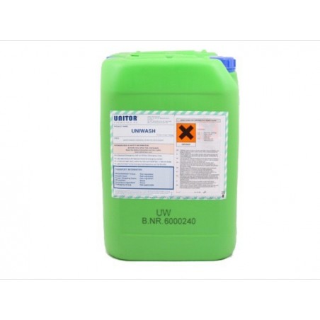 Wilhelmsen Uni-Wash 25 ltr Chemical is the best chemical for stain and oil removal, we sell at competitive price in Industries S