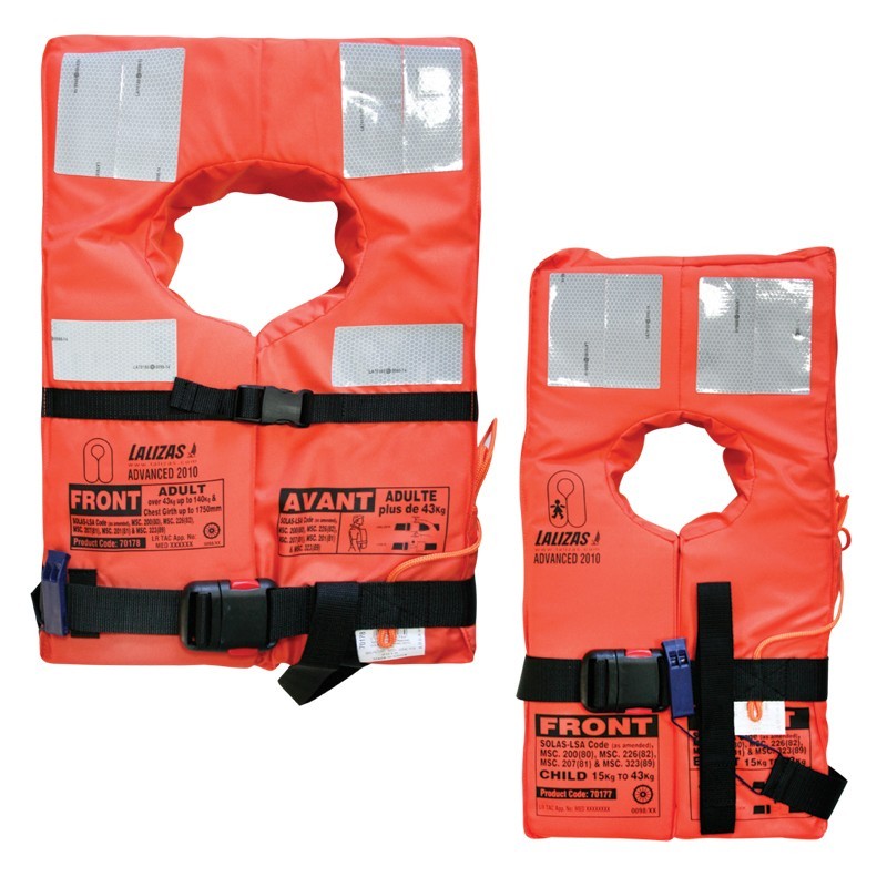 Advanced Life jacket SOLAS - LSA Code 2010 Adult/Child Advanced Life jacket SOLAS - LSA Code 2010 Adult/Child