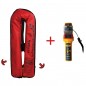 Lalizas Lamda Inflatable Lifejacket Auto, 150N & 275N, SOLAS/MED with Ocean Signal MOB1, set
