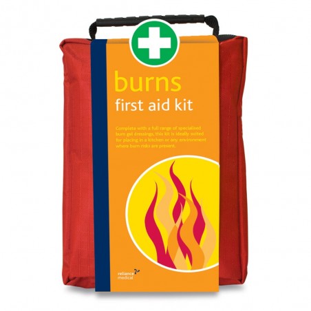 Reliance Burns First Aid Kit in Red Stockholm Bag