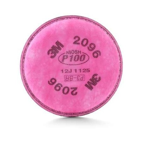 3M™ Particulate Filter 2096, P100 Respiratory Protection, with Nuisance Level Acid Gas Relief