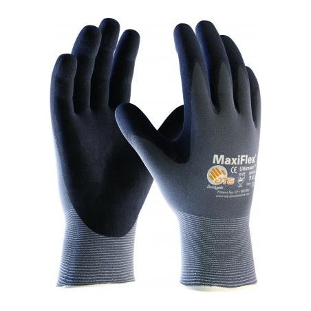 MaxiFlex Ultimate 34-874 with AD-APT Palm Coated Knitwrist Hand Glove