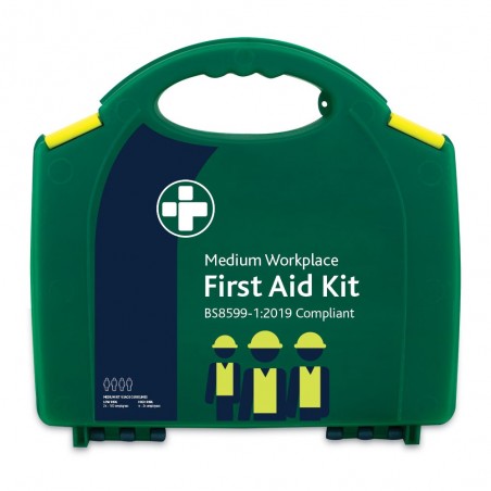 Reliance BS8599-1:2019 Medium Workplace First Aid Kit in Green Integral Aura Box