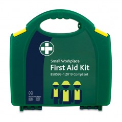 Reliance BS8599-1:2019 Small Workplace First Aid Kit in Green Integral Aura Box